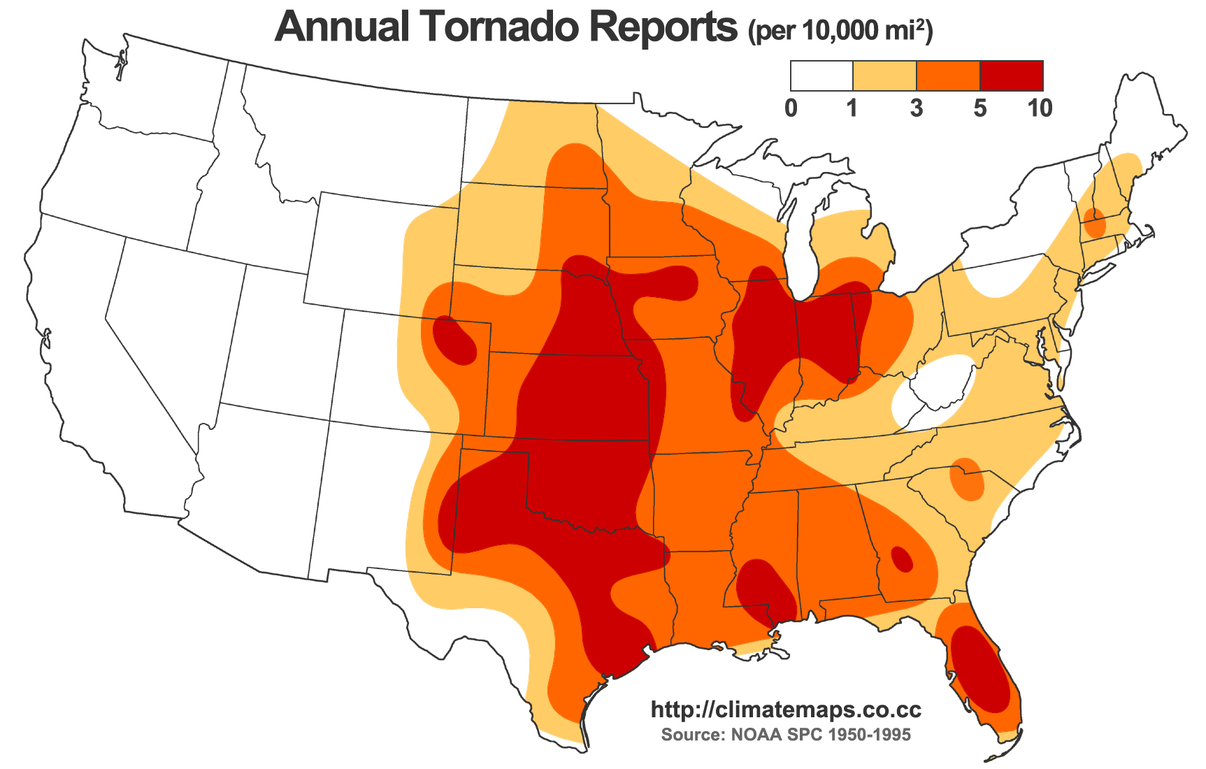 Average-Annual-Tornado-Reports